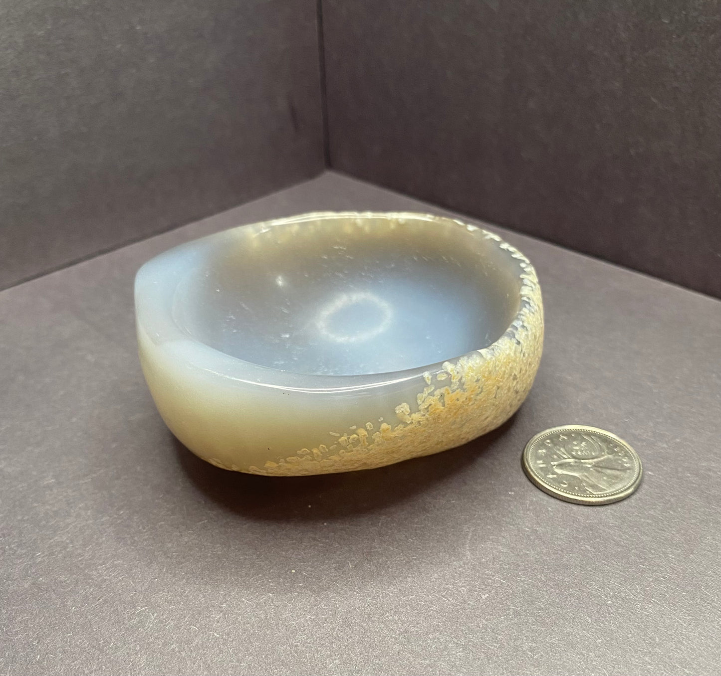 Agate Bowl; Hand-Carved Crystal Dish - Nymphs Nook