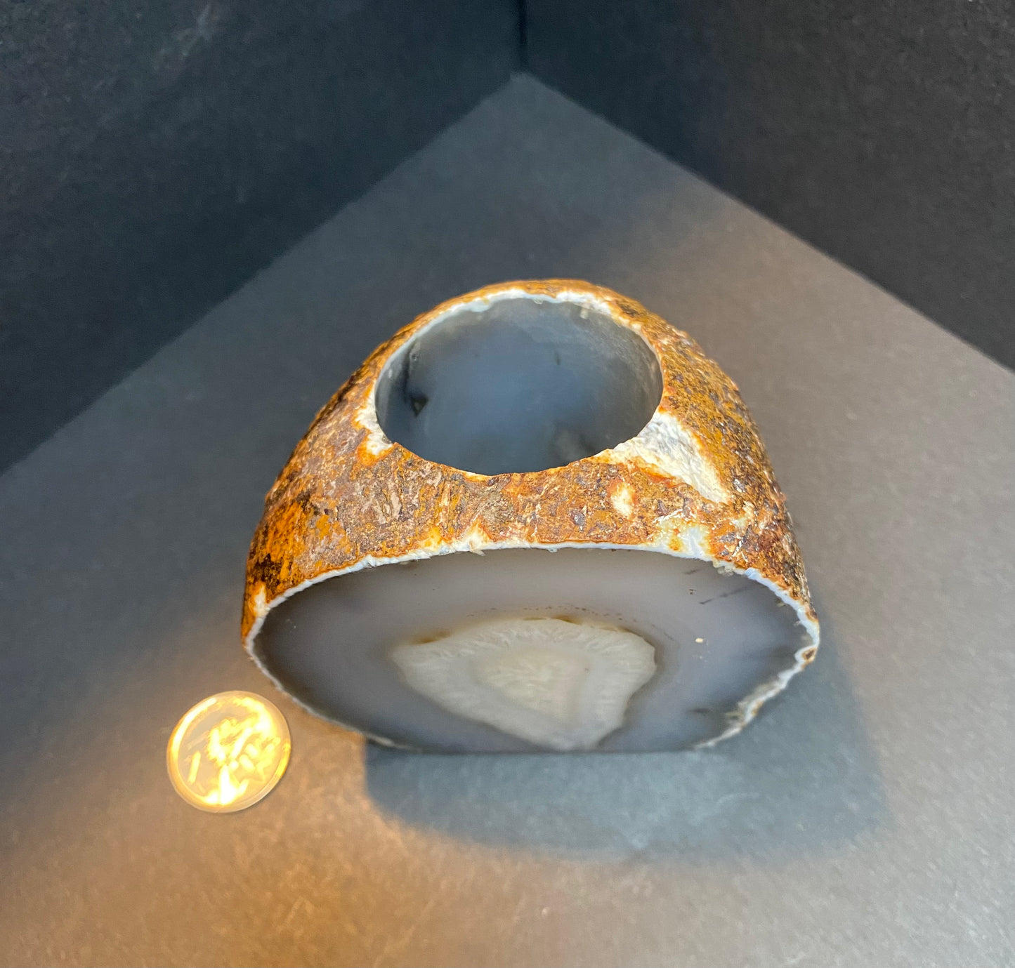 Agate Candle Holder - Nymphs Nook