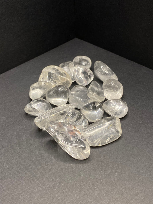 Clear Quartz Tumbled Stones, Medium - Nymphs Nook