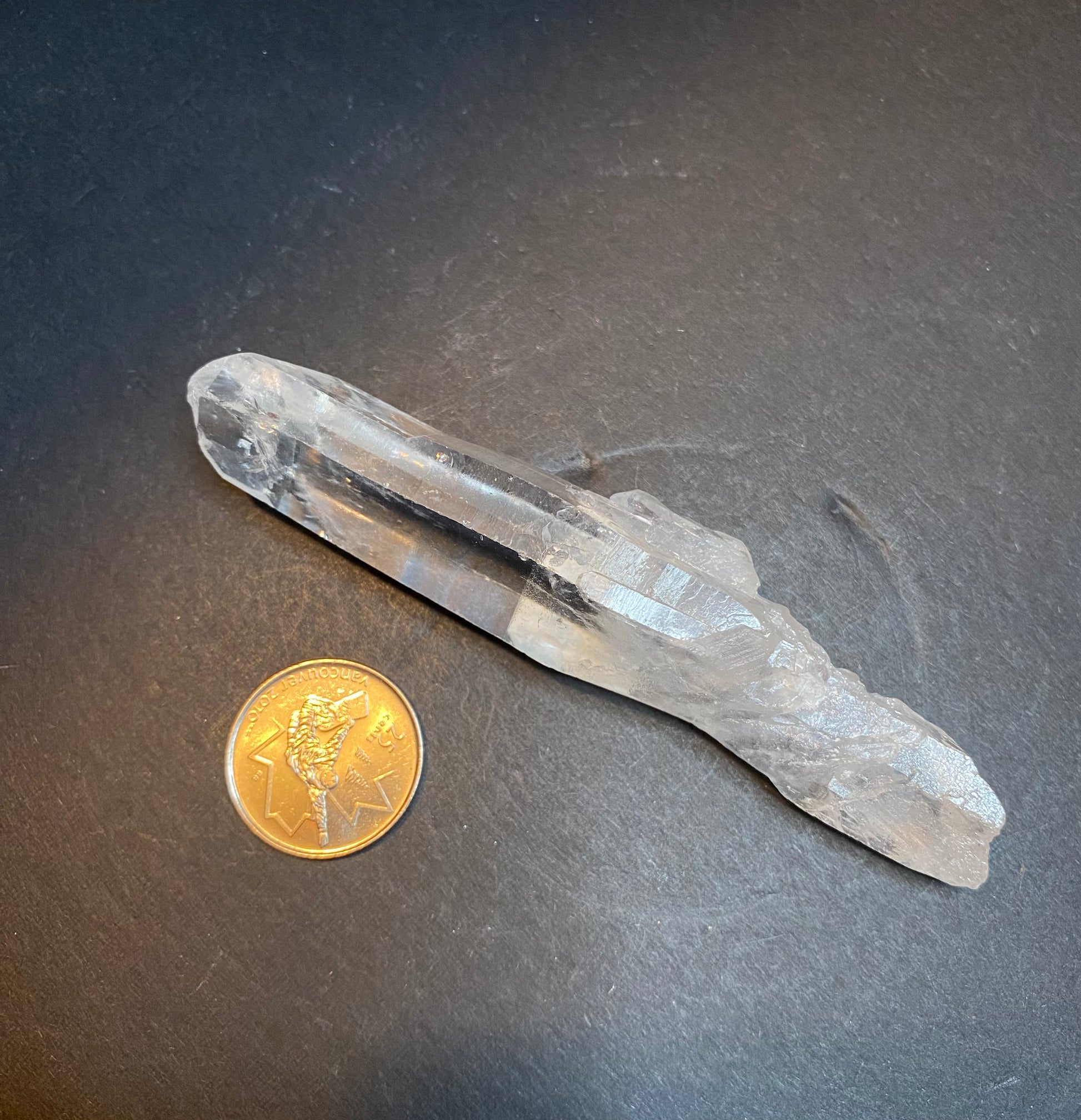 Lemurian Quartz Wand Point - Nymphs Nook