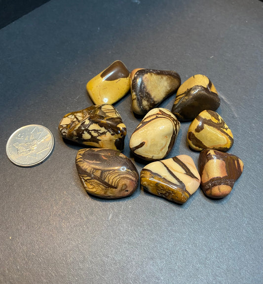 Nguni Jasper Tumbled Stones – South Africa - Nymphs Nook