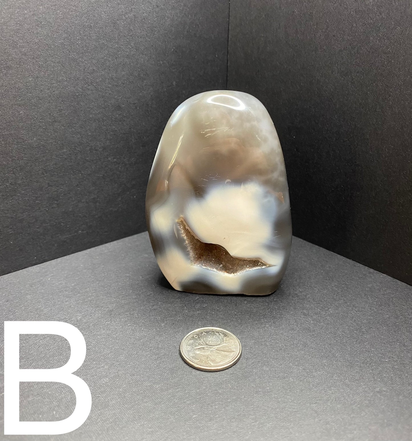Orca Agate Standing Freeform - Nymphs Nook