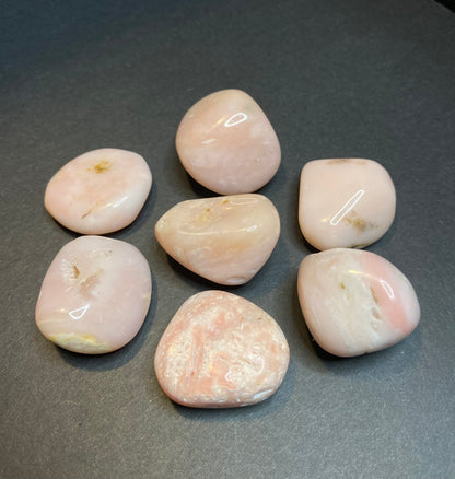 Pink Opal Tumbled Stone - Nymphs Nook