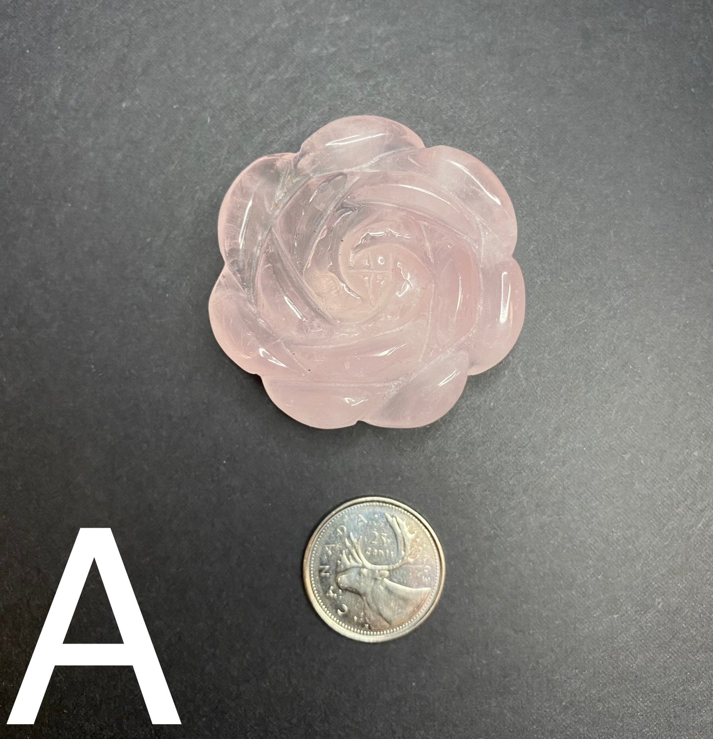 Rose Quartz Carved Roses - Nymphs Nook