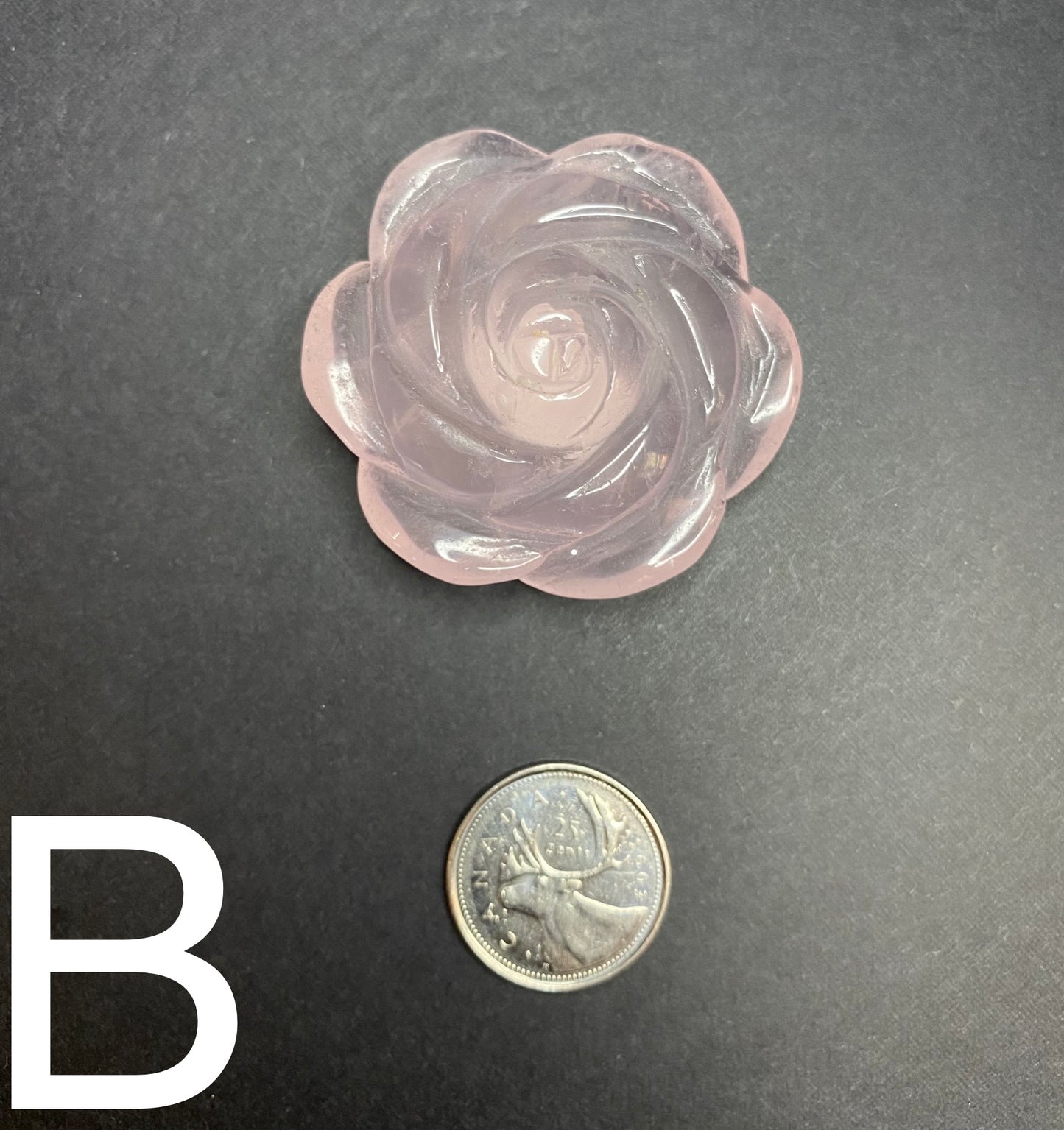 Rose Quartz Carved Roses - Nymphs Nook