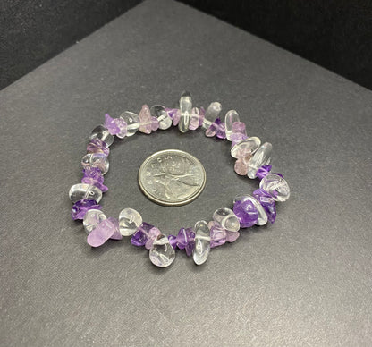 Shiny Crystal Chip Bracelets - Nymphs Nook