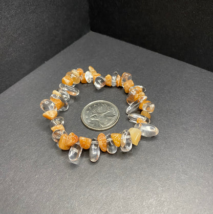 Shiny Crystal Chip Bracelets - Nymphs Nook