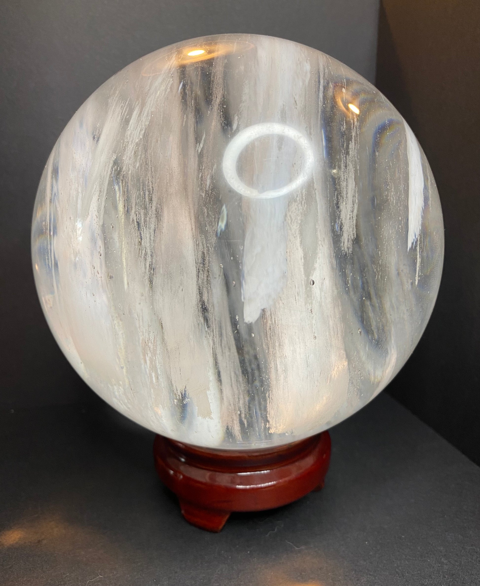 Smelting Glass Garden Gazing Ball Sphere - Nymphs Nook