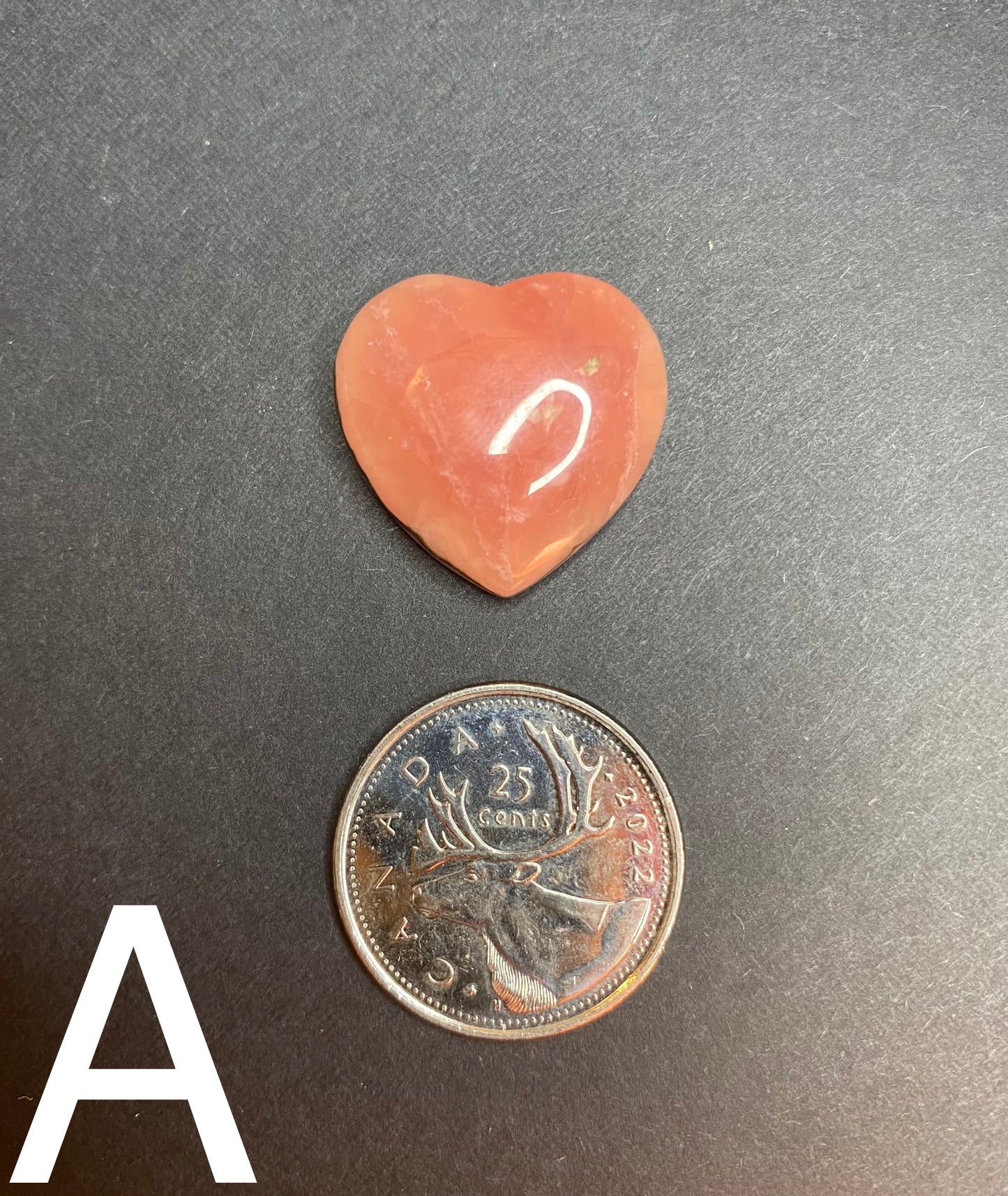 Top Shelf Rhodonite Mini Heart Cabochon - Nymphs Nook