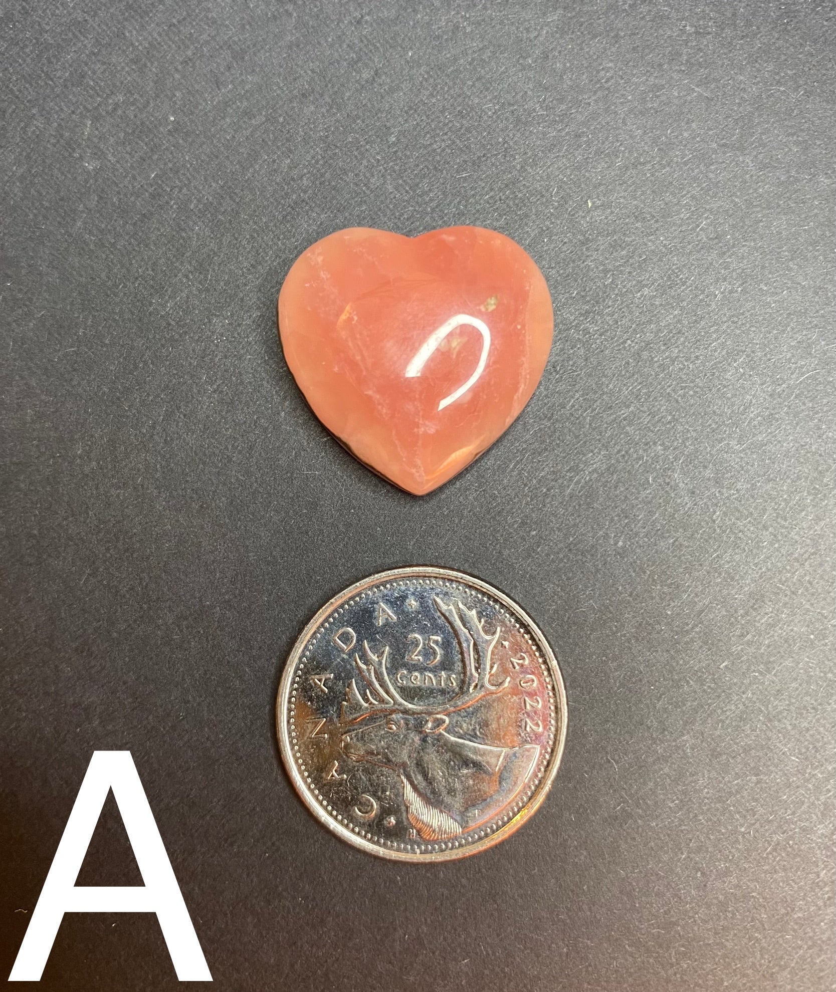 Top Shelf Rhodonite Mini Heart Cabochon - Nymphs Nook
